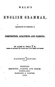 Cover of: English Grammar by Allen Hayden Weld
