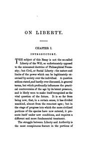 Cover of: On Liberty by John Stuart Mill