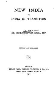 New India: Or, India in Transition by Henry Cotton