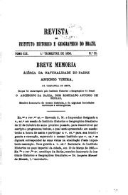 Cover of: Revista do Instituto Historico e Geographico do Brazil by Instituto Histórico e Geográfico Brasileiro, Instituto Histórico e Geográfico Brasileiro