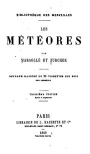 Cover of: Les météores ...