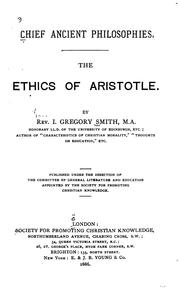 Cover of: The Ethics of Aristotle