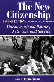 Cover of: The new citizenship by Craig A. Rimmerman