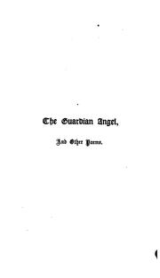 Cover of: The guardian angel, and other poems by George Frederick De Teissier