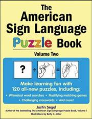 Cover of: The American Sign Language Puzzle Book Volume 2