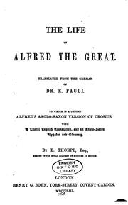Cover of: The life of Alfred the Great
