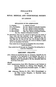 Cover of: Medico-Chirurgical Transactions by Royal Medical and Chirurgical Society of London