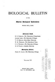 Cover of: Biological Bulletin by Marine Biological Laboratory (Woods Hole , Mass.)