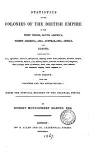 Cover of: Statistics of the Colonies of the British Empire ...: From the Official ...