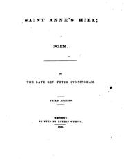 Cover of: Saint Anne's Hill: A Poem