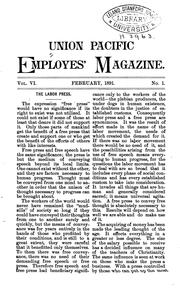 Union Pacific Employes' Magazine