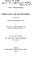 Cover of: Correspondence of Thomas Gray and William Mason: To which are Added Some Letters Addressed by ...
