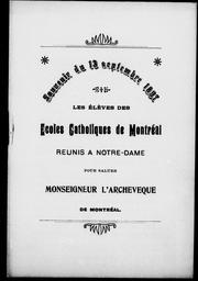 Cover of: Souvenir du 13 septembre 1897 by 