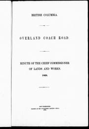 Cover of: Overland coach road by 