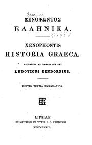 Cover of: Xenophontis Historia Graeca