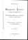 Cover of: History of the Congregational Association of Oregon and Washington, the Home Missionary Society of Oregon and Adjoining Territories, and the Northwestern Association of Congregational Ministers