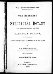 The elements of structural botany by H. B. Spotton