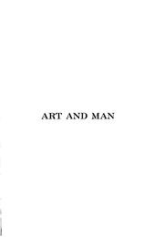 Cover of: Art and Man: Comparative Art Studies