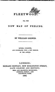 Cover of: Fleetwood, or, The new man of feeling by William Godwin