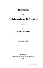 Cover of: Geschichte der bildenden Künste im Mittelalter