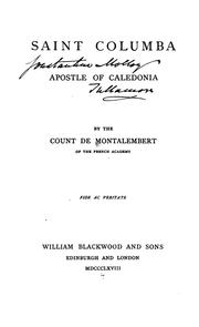 Cover of: Saint Columba: Apostle of Caledonia