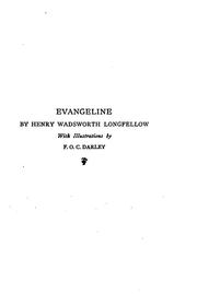 Cover of: Evangeline: A Tale of Acadie by Henry Wadsworth Longfellow, Felix Octavius Carr Darley