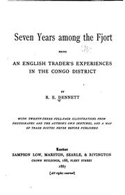 Cover of: Seven Years Among the Fjort: Being an English Trader's Experiences in the ...