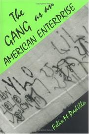 Cover of: The gang as an American enterprise
