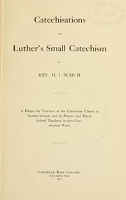 Cover of: Catechisations on Luther