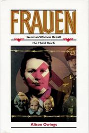 Cover of: Frauen: German women recall the Third Reich