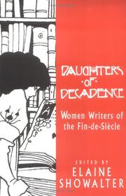 Daughters of decadence by Elaine Showalter