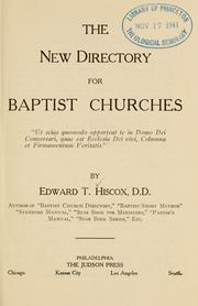 The Baptist church directory. by Edward Thurston Hiscox
