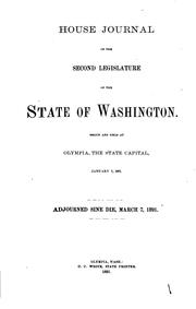 Cover of: Journal of the House of Representatives of the ... Session of the South ...