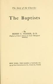 Cover of: Baptists
