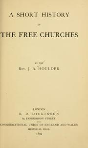 Cover of: A short histgory of the Free churches