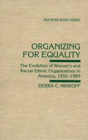 Organizing for equality by Debra C. Minkoff