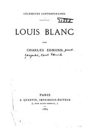 Cover of: Louis Blanc