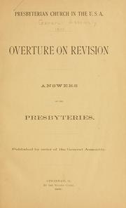 Cover of: Overture on revision: answers of the Presbyteries.
