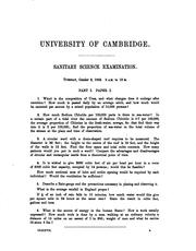 Cover of: Cambridge university examination papers by Cambridge univ, exam . papers