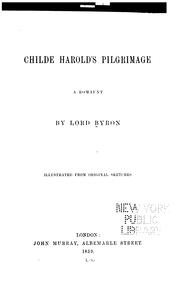 Cover of: Childe Harold's Pilgrimage: A Romaunt by Lord Byron