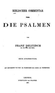Cover of: Biblischer Commentar über die Psalmen