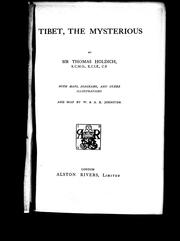 Cover of: Tibet, the mysterious