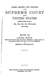United States Supreme Court Reports