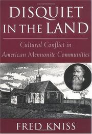 Cover of: Disquiet in the land by Fred Lamar Kniss