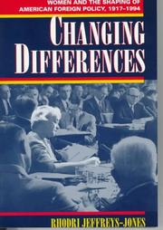 Cover of: Changing Differences by Rhodri Jeffreys-Jones