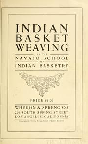 Indian basket weaving by Navajo school of Indian basketry, Los Angeles, Calf