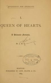 The queen of hearts by J. B. Greenough