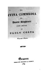 Cover of: La divina commedia: ridotta a miglior lezione, coll' aiuto di vari testi a penna by Dante Alighieri
