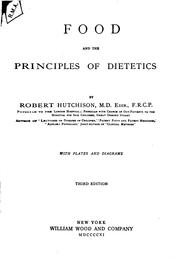 Cover of: Food and the Principles of Dietetics