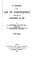 Cover of: A Digest of the Law of Partnership: Incorporating the Partnership Act, 1890